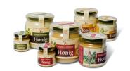 Drei unserer insgesamt acht verschiedenen Honigsorten.