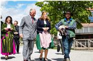 Prinz Charles besucht im Mai 2019 die Herrmannsdorfer Landwerkstätten.
